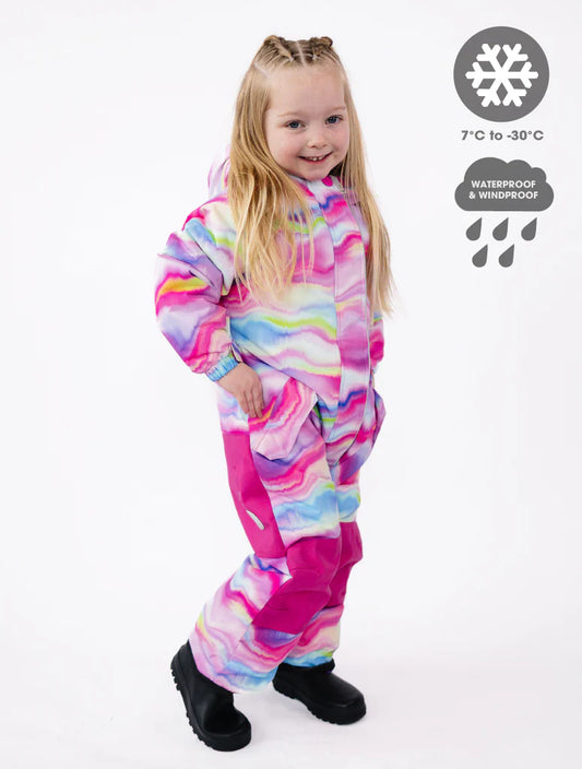 Therm Snowrider One Piece Snowsuit - Rainbow Wave