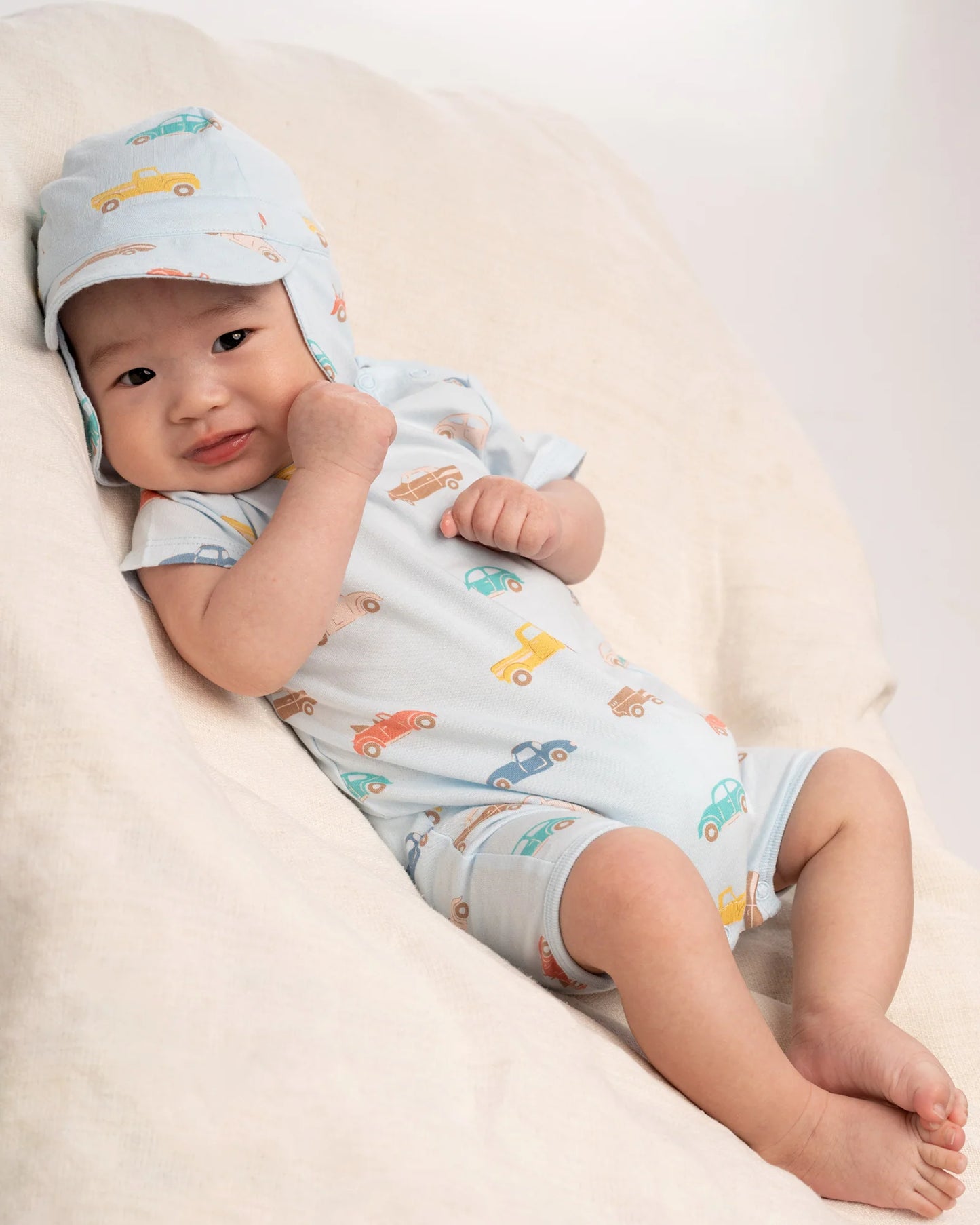 Toshi Onesie S/S Banjo Fast Lane Sky
