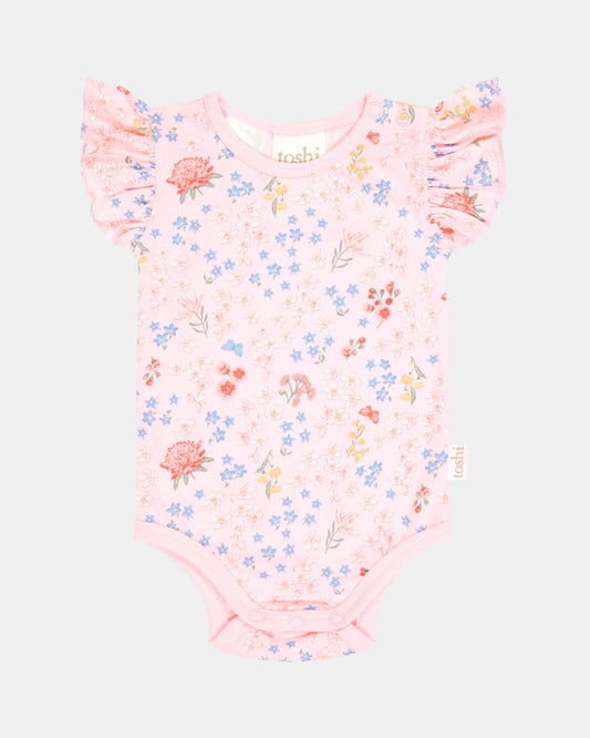 Toshi Onesie S/S Matilda Acacia Blossom
