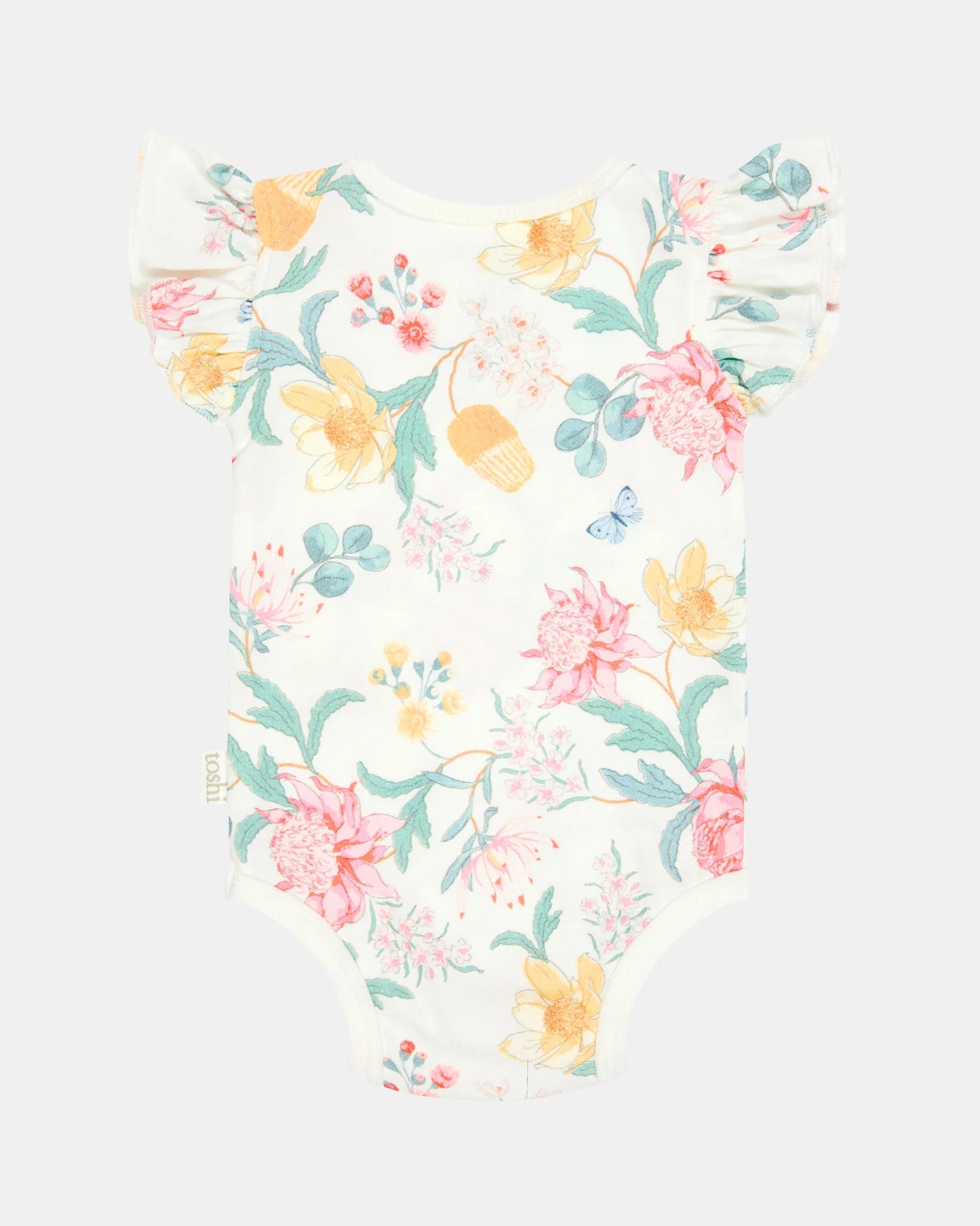 Toshi Onesie S/S Matilda Waratah Dawn