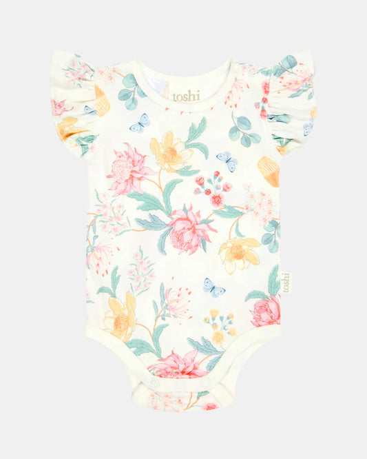 Toshi Onesie S/S Matilda Waratah Dawn