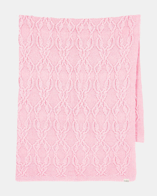 Toshi Organic Blanket Bowie - Misty Rose