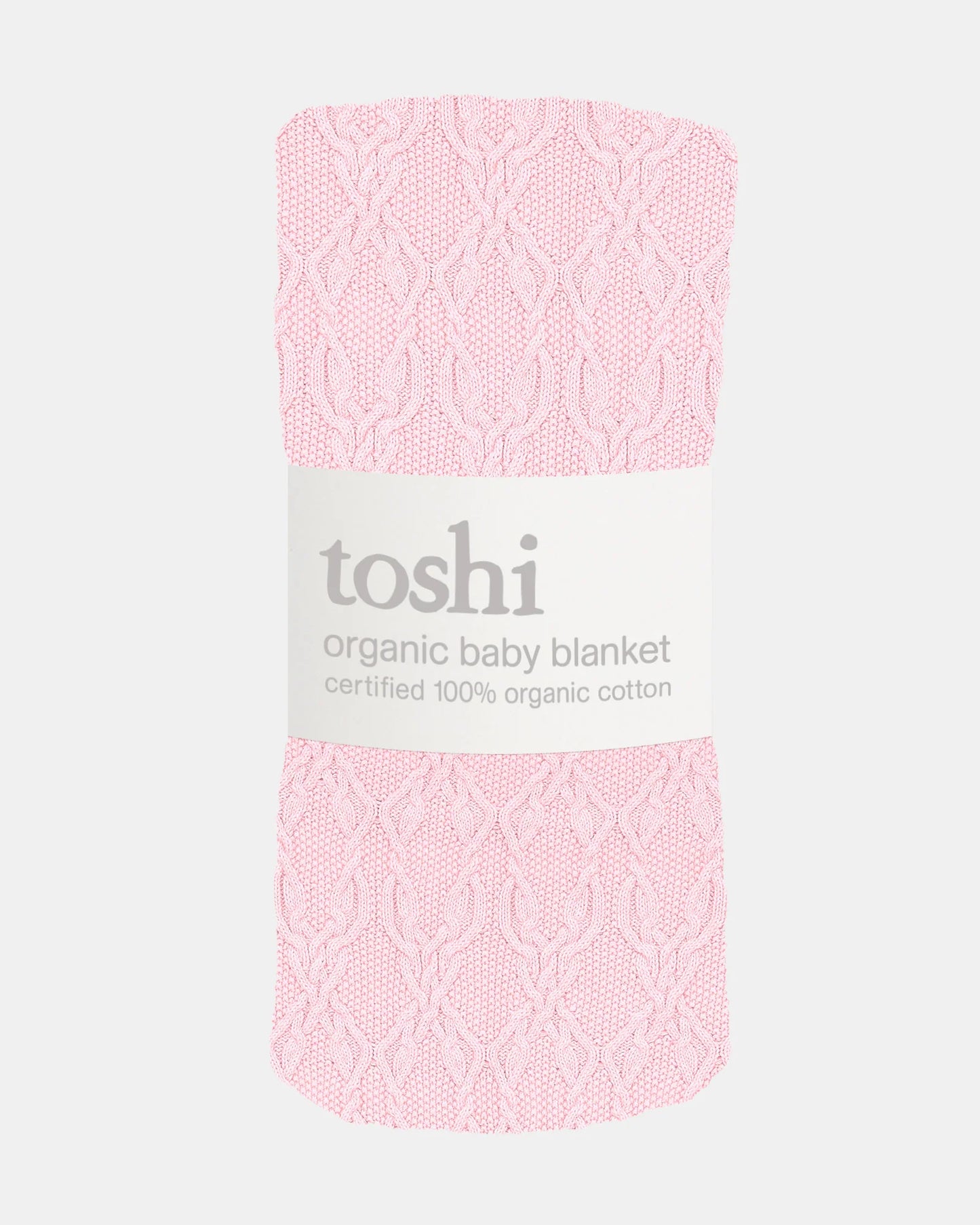 Toshi Organic Blanket Bowie - Misty Rose