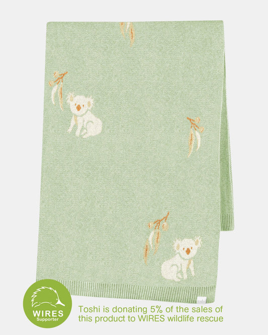 Toshi Organic Blanket Storytime - Koala
