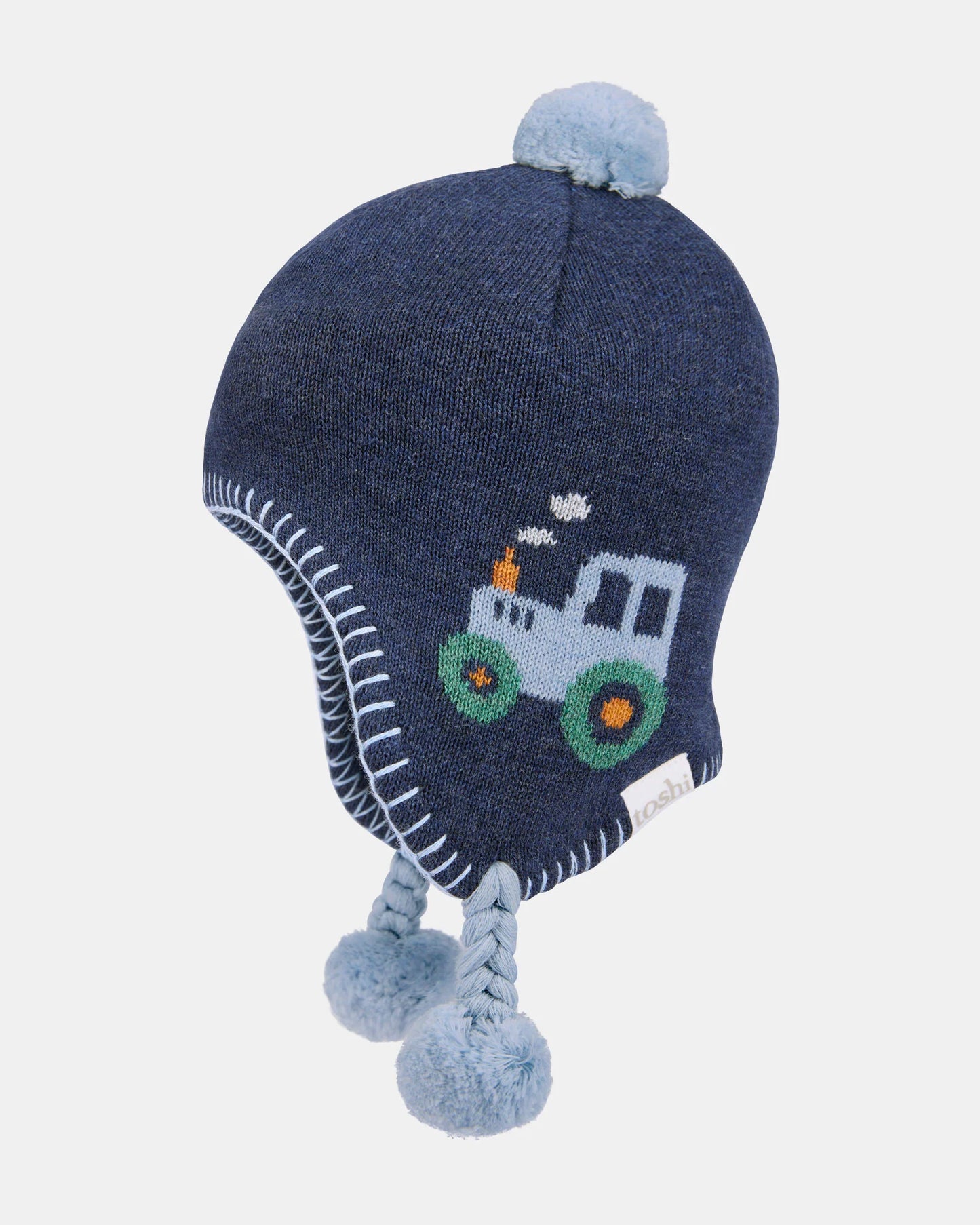 Toshi Organic Earmuff Storytime - Tiny Tractors
