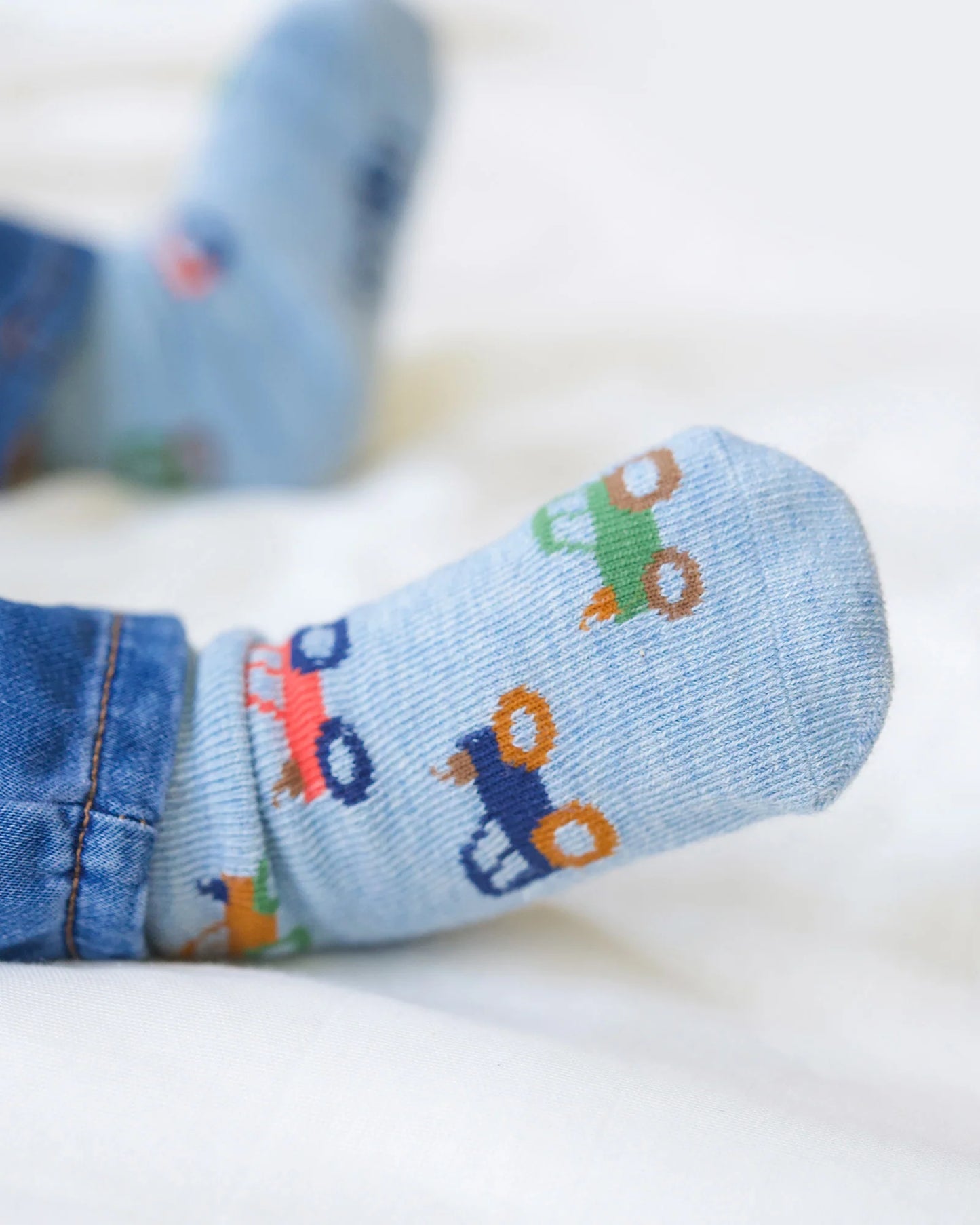 Toshi Organic Socks Jacquard Ankle