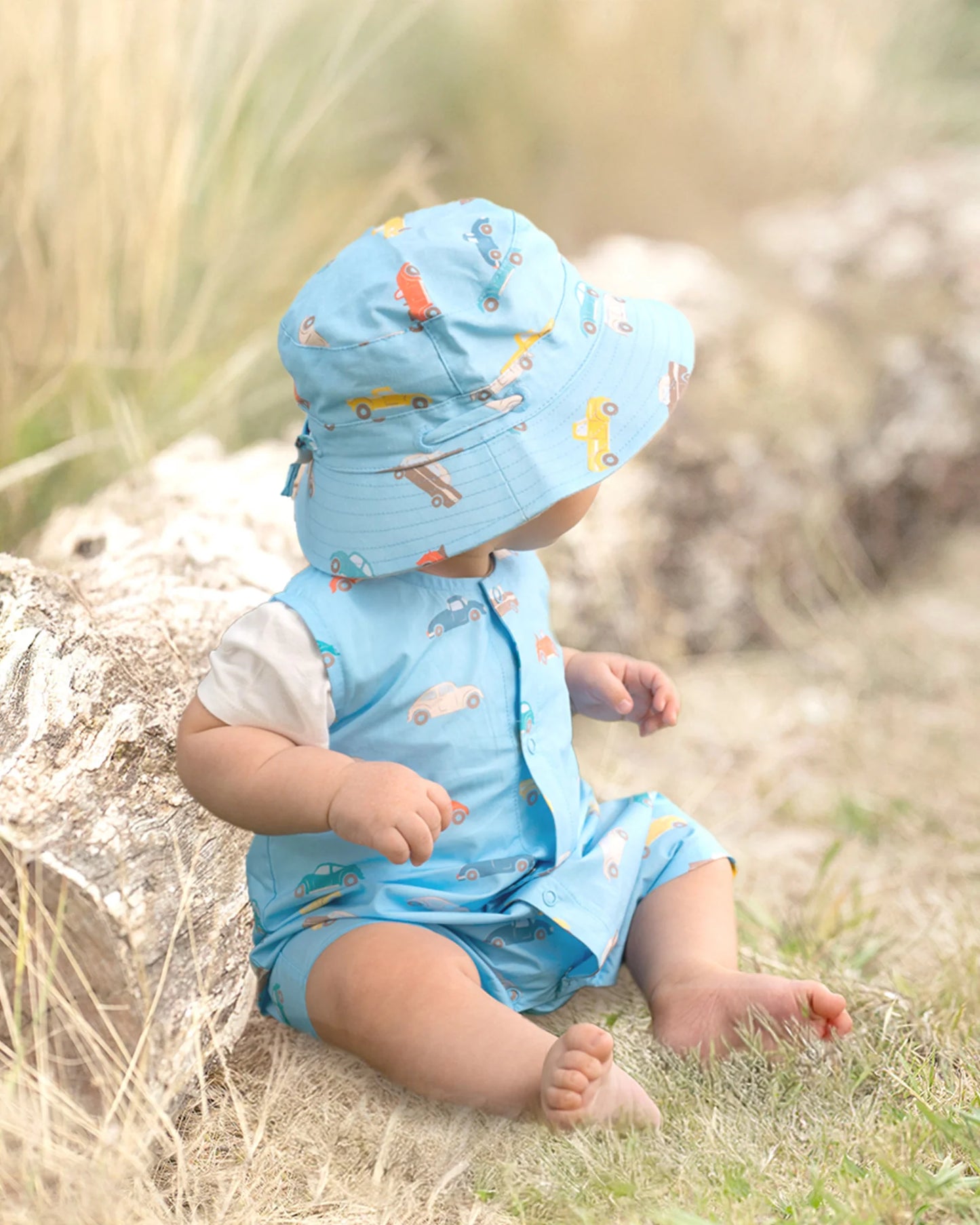 Toshi Romper Banjo Fast Lane Cyan