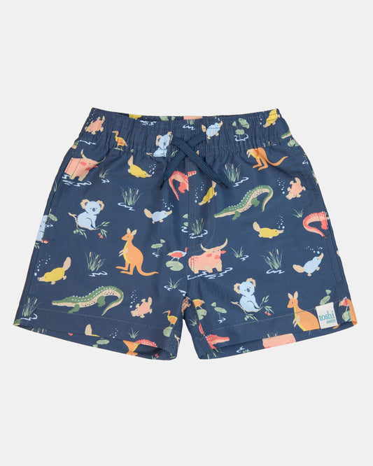 Toshi Swim Boardies Splash Kakadu Moonlight