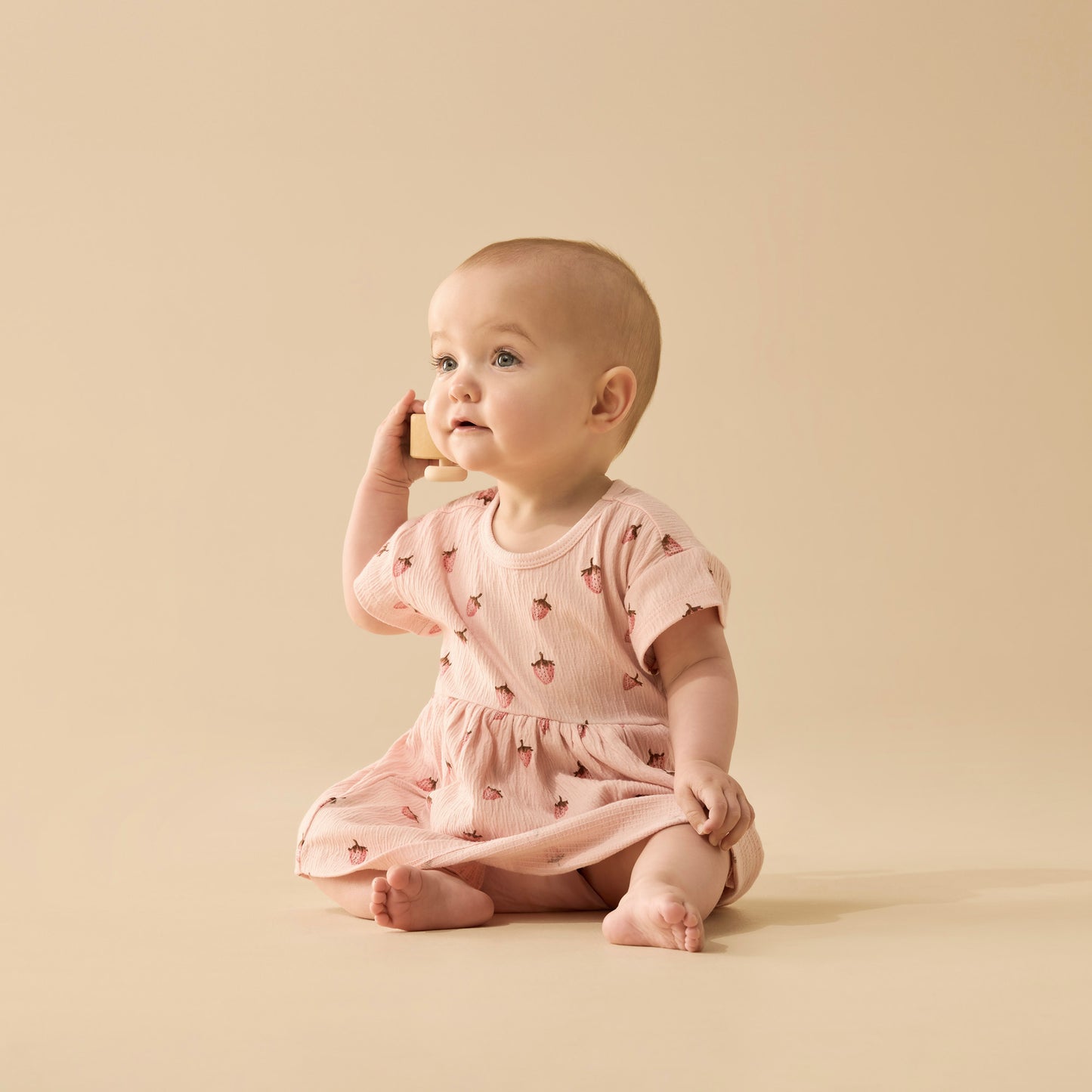 Wilson & Frenchy Strawberry Kisses Organic Dress