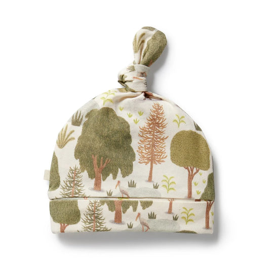 Wilson and Frenchy Little Trees Organic Knot Hat - XS (newborn)