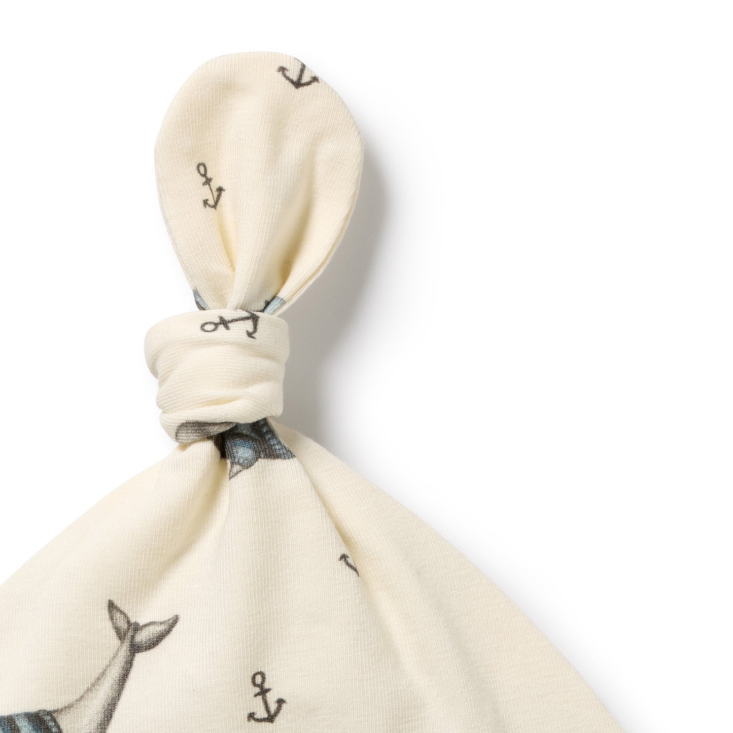 Wilson and Frenchy Woolly Whales Organic Knot Hat
