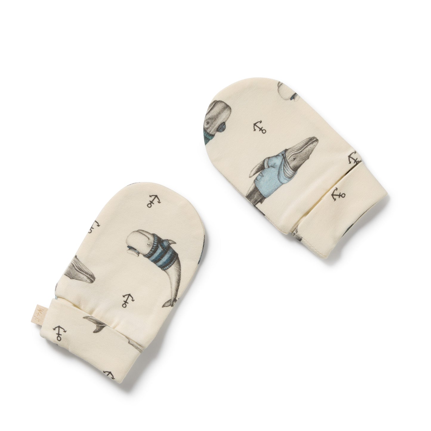 Wilson and Frenchy Woolly Whales Organic Mittens