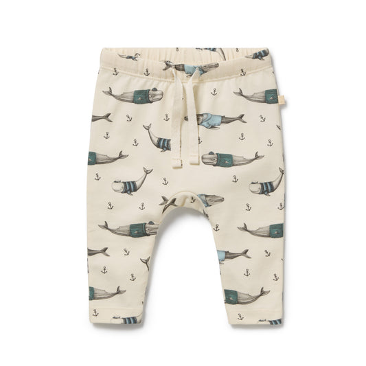 Wilson and Frenchy Woolly Whales Organic Legging