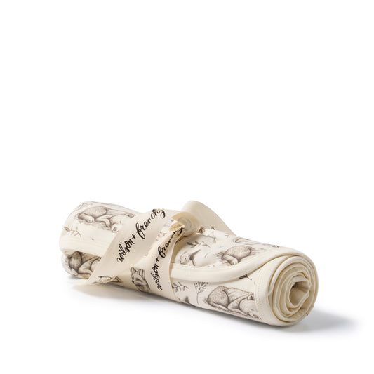 Wilson and Frenchy Foxglove Forest Organic Bunny Rug