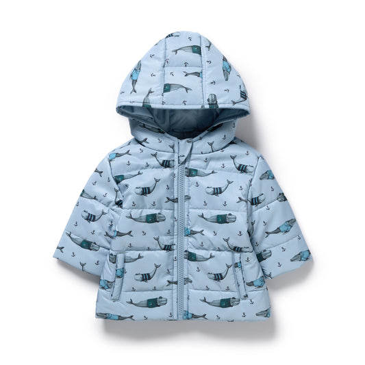 Wilson and Frenchy Woolly Whales Puffer Jacket