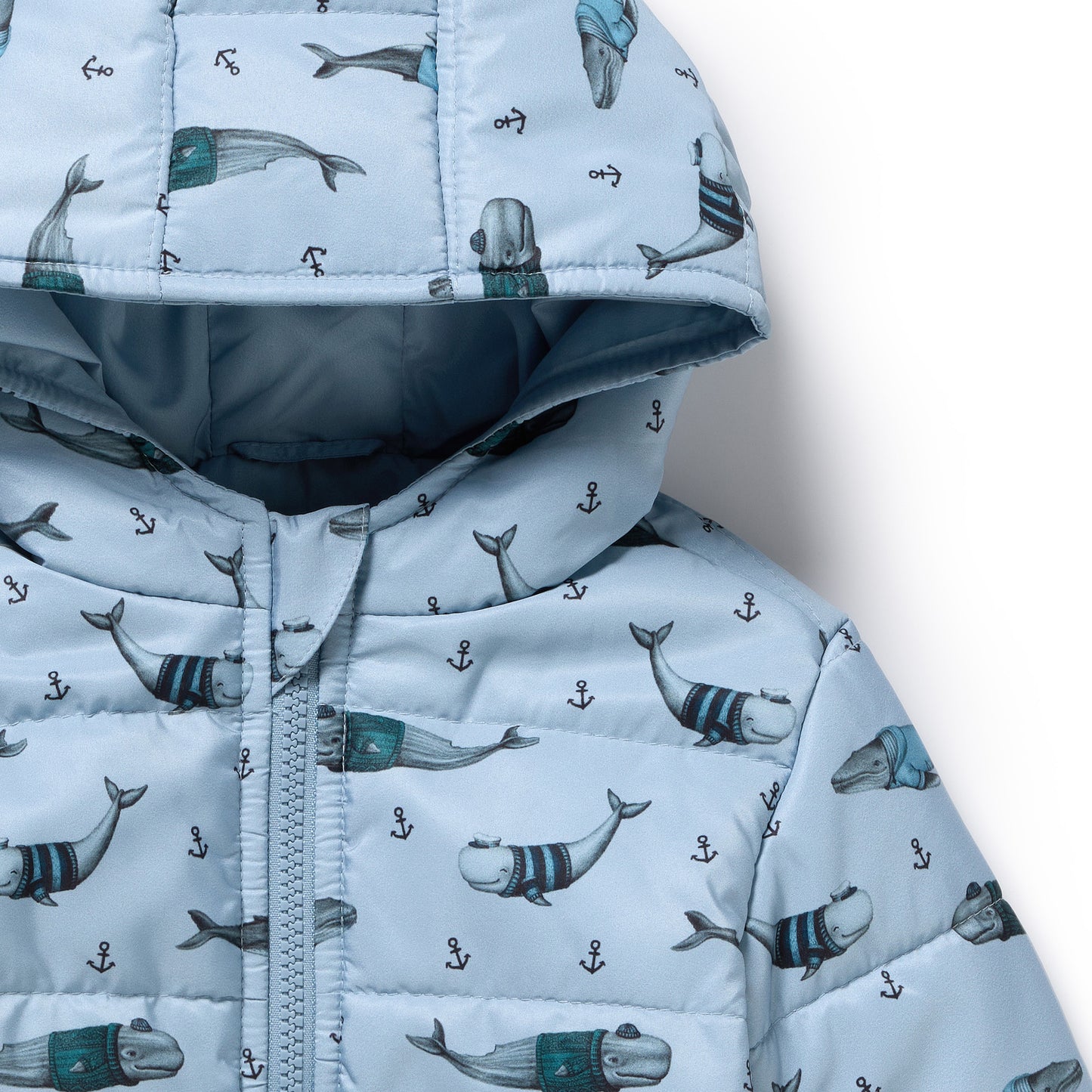 Wilson and Frenchy Woolly Whales Puffer Jacket