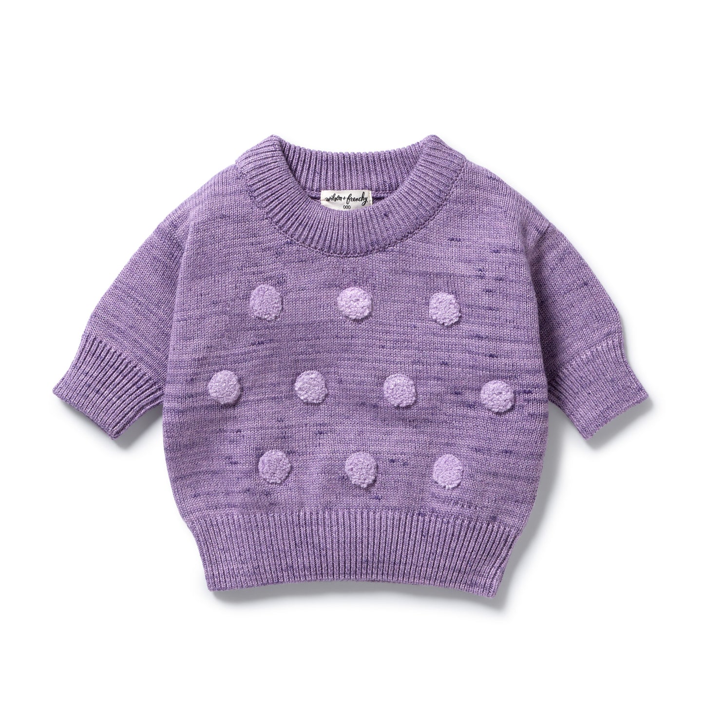 Wilson and Frenchy Mulberry Organic Knitted Bauble Jumper