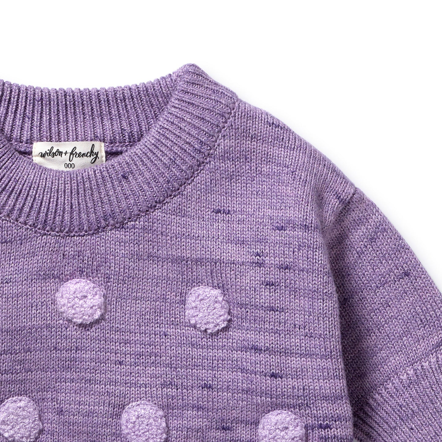 Wilson and Frenchy Mulberry Organic Knitted Bauble Jumper