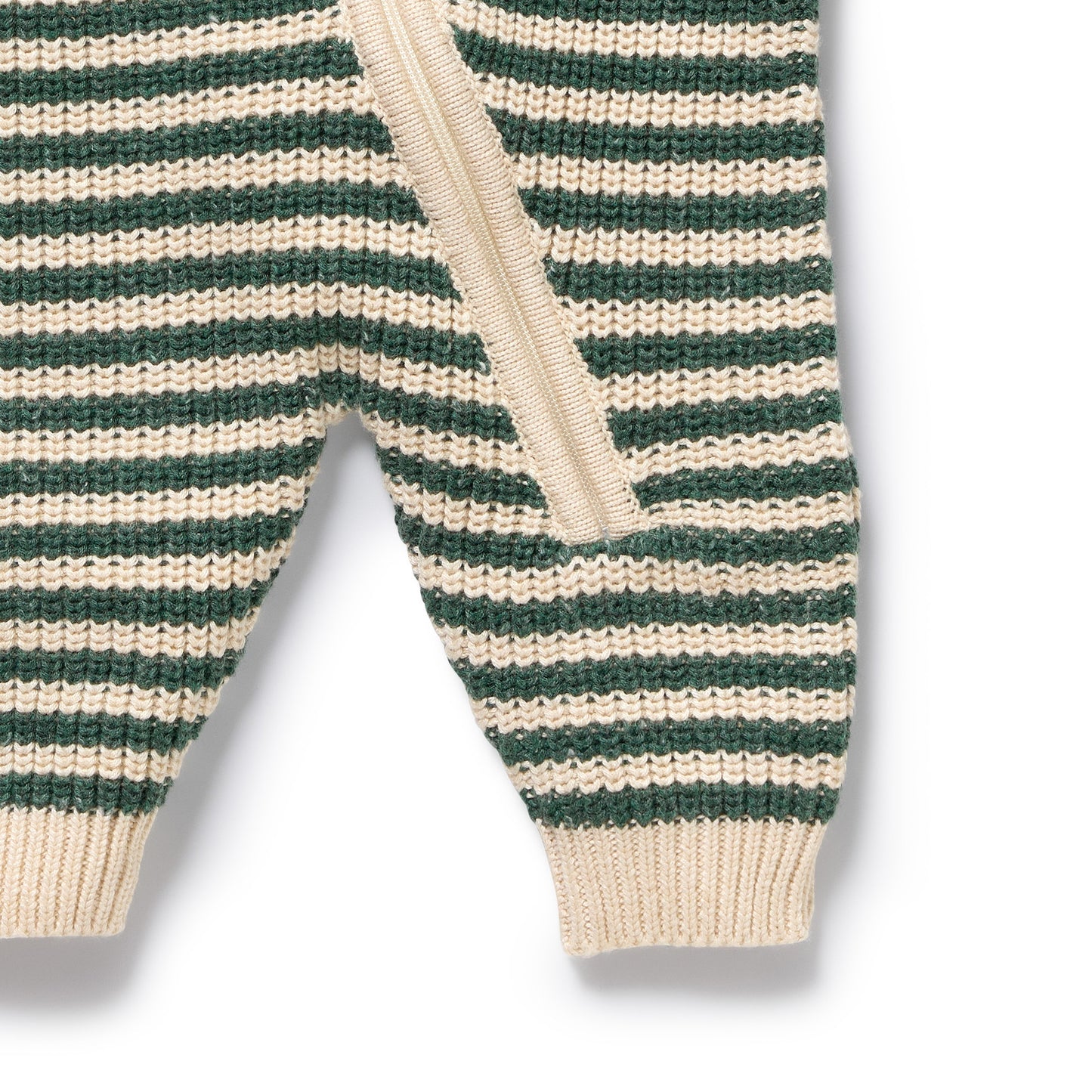Wilson and Frenchy Clover Organic Knitted Stripe Growsuit