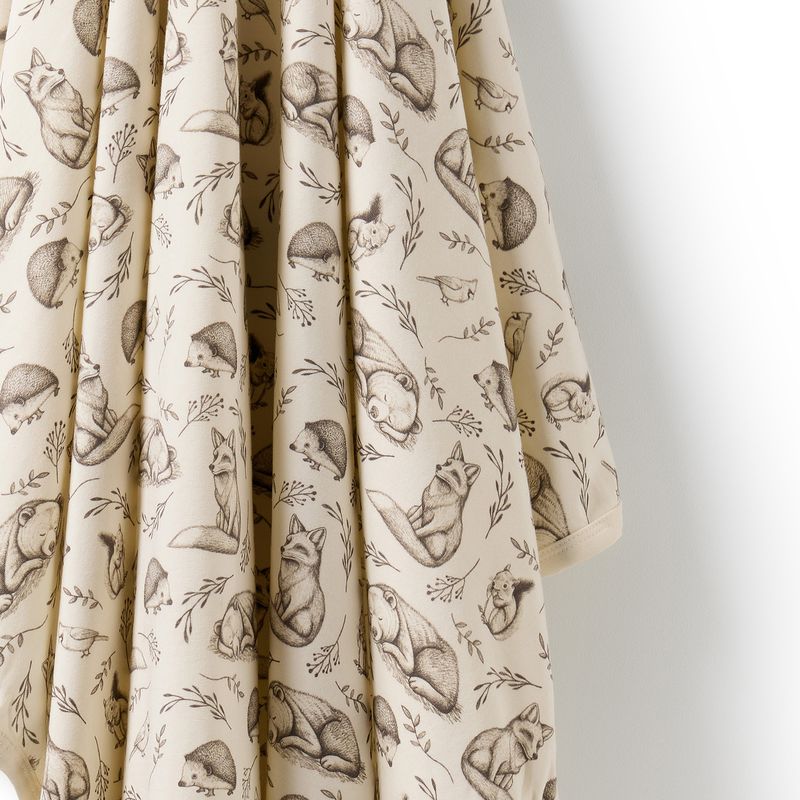 Wilson and Frenchy Foxglove Forest Organic Bunny Rug