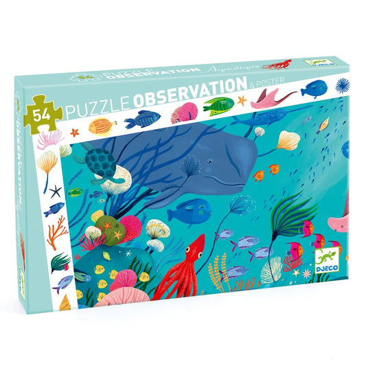 Djeco Aquatic Observation Puzzle 54pc