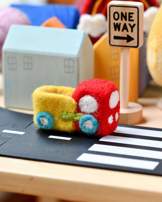 Tara Treasures Felt Truck Vehicle Toy