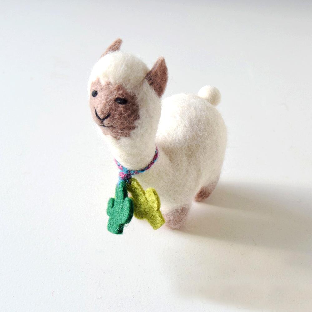 Tara Treasures Felt Llama Toy - Medium