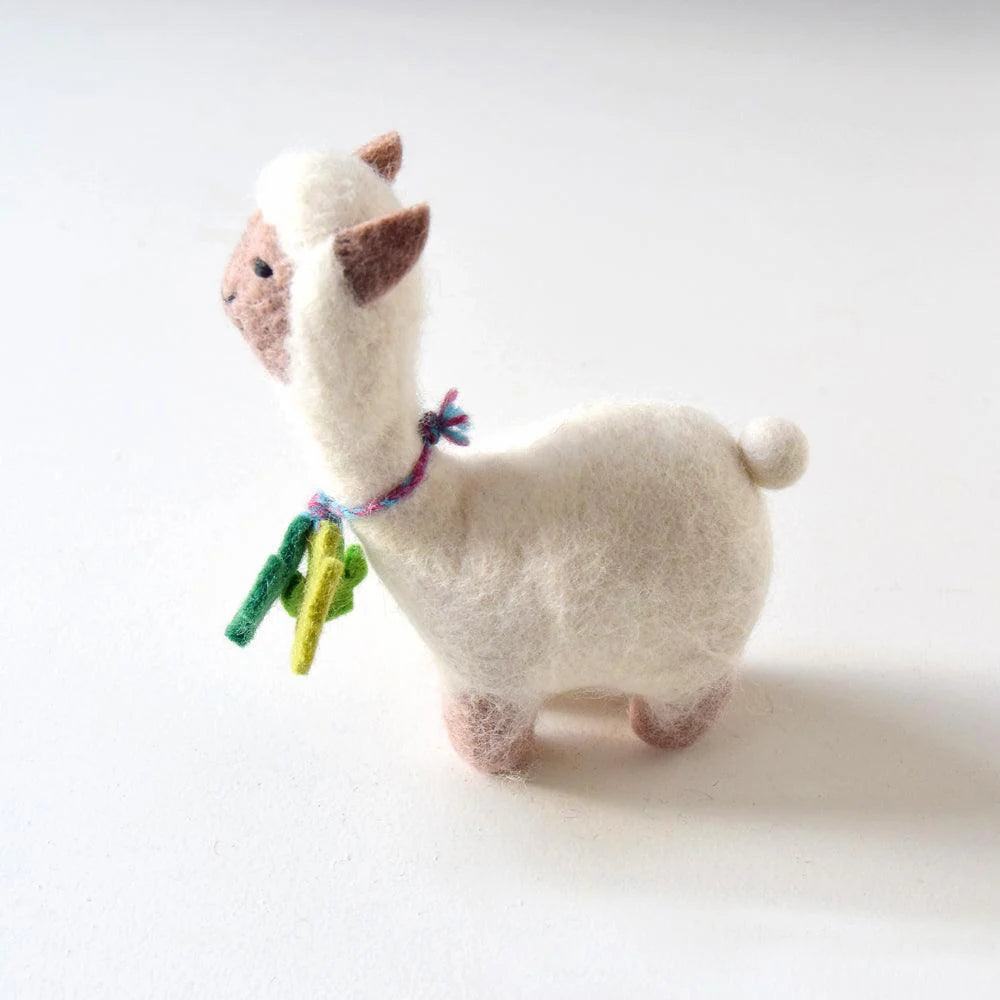 Tara Treasures Felt Llama Toy - Medium