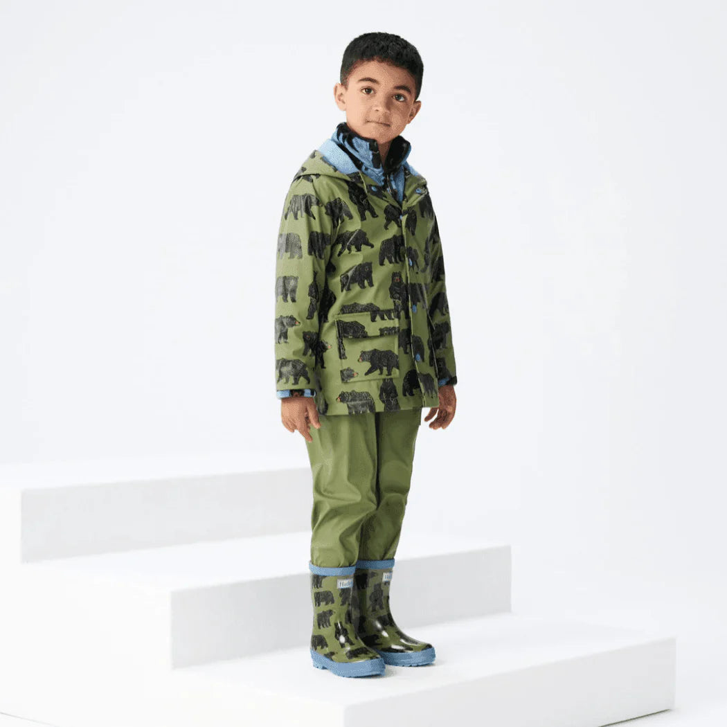 Hatley Raincoat - Wild Bears