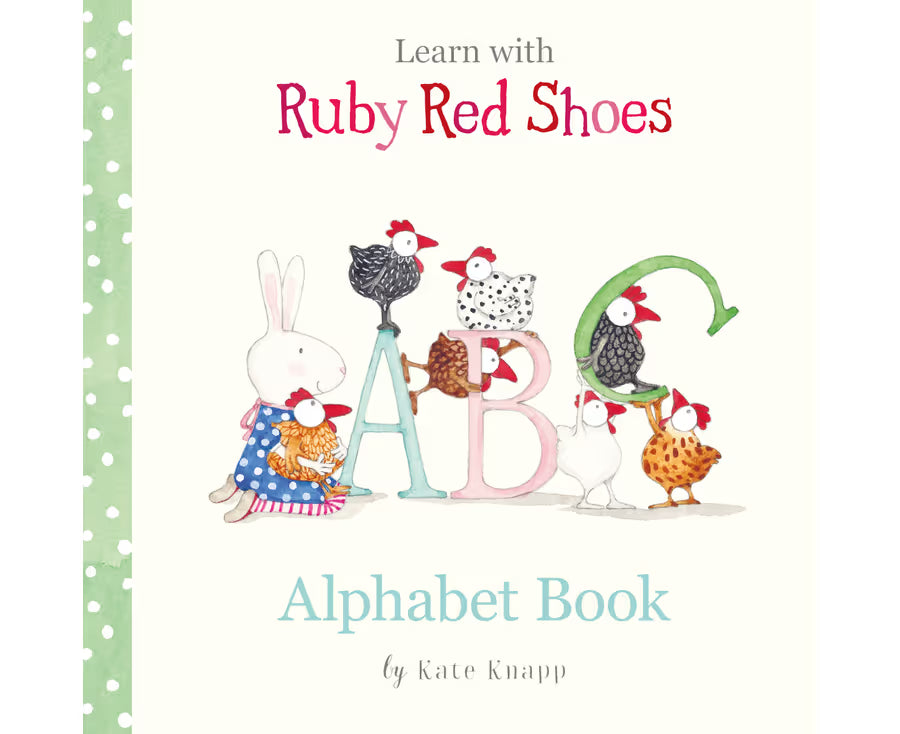 Open Book Ruby Ruby Red Shoes Alphabet Book - Kate Knapp – Little Maples