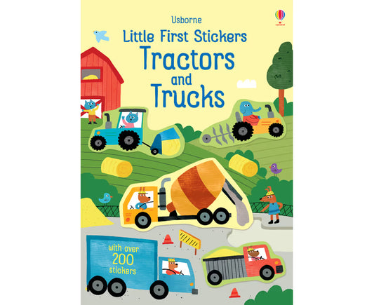 Usborne Little First Stickers Tractors and Trucks