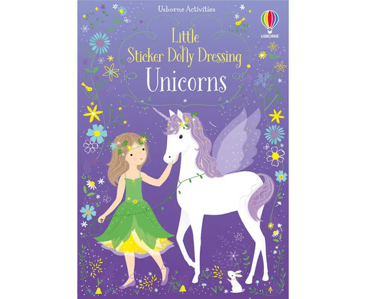 Usborne Little Sticker Dolly Dressing Unicorns