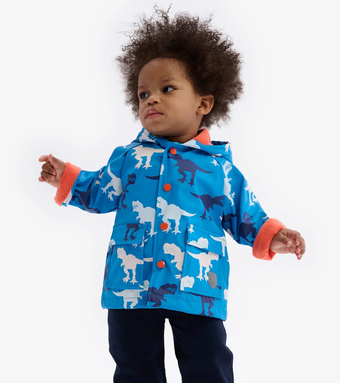 Hatley Giant T-Rex Colour Changing Raincoat
