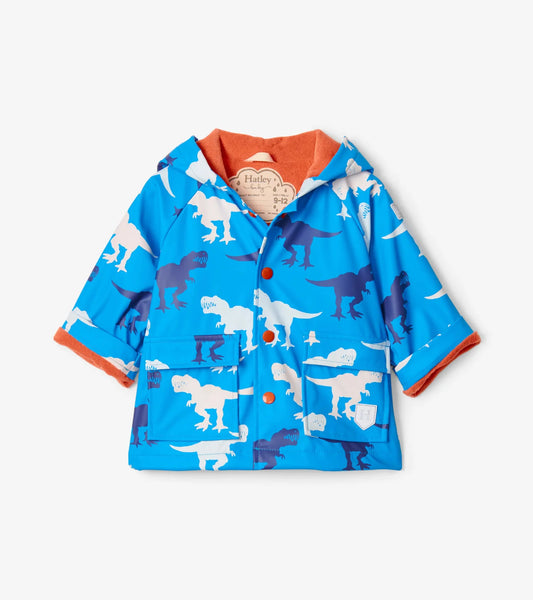 Hatley Giant T-Rex Colour Changing Raincoat