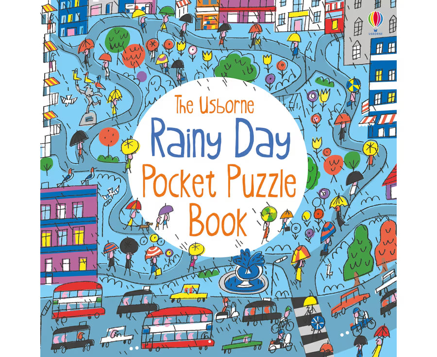 Rainy Day Pocket Puzzle Book - Usborne