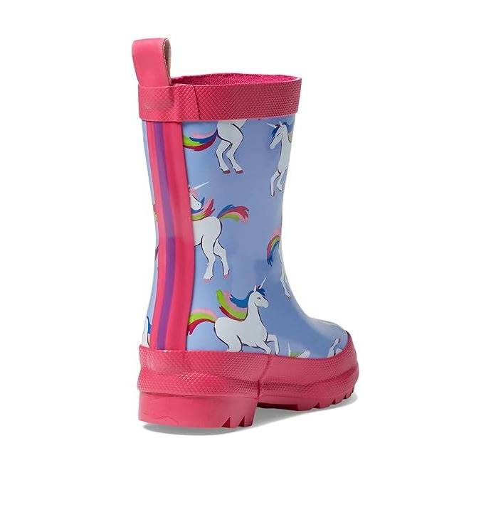 Hatley Shiny Kids Rain Boots - Unicorn Sky Dance