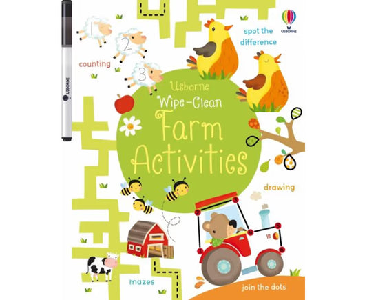 Wipe-Clean Farm Activities - Usborne