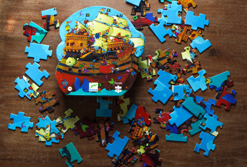 Barbarossa Boat Silhouette puzzle 54pc