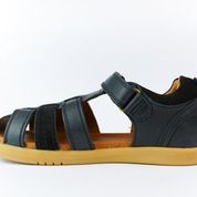 Roam Kids Navy Sandal and Chartruse