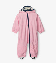 Hatley  Pink Terry Lined Rain Bundler 2-3 years